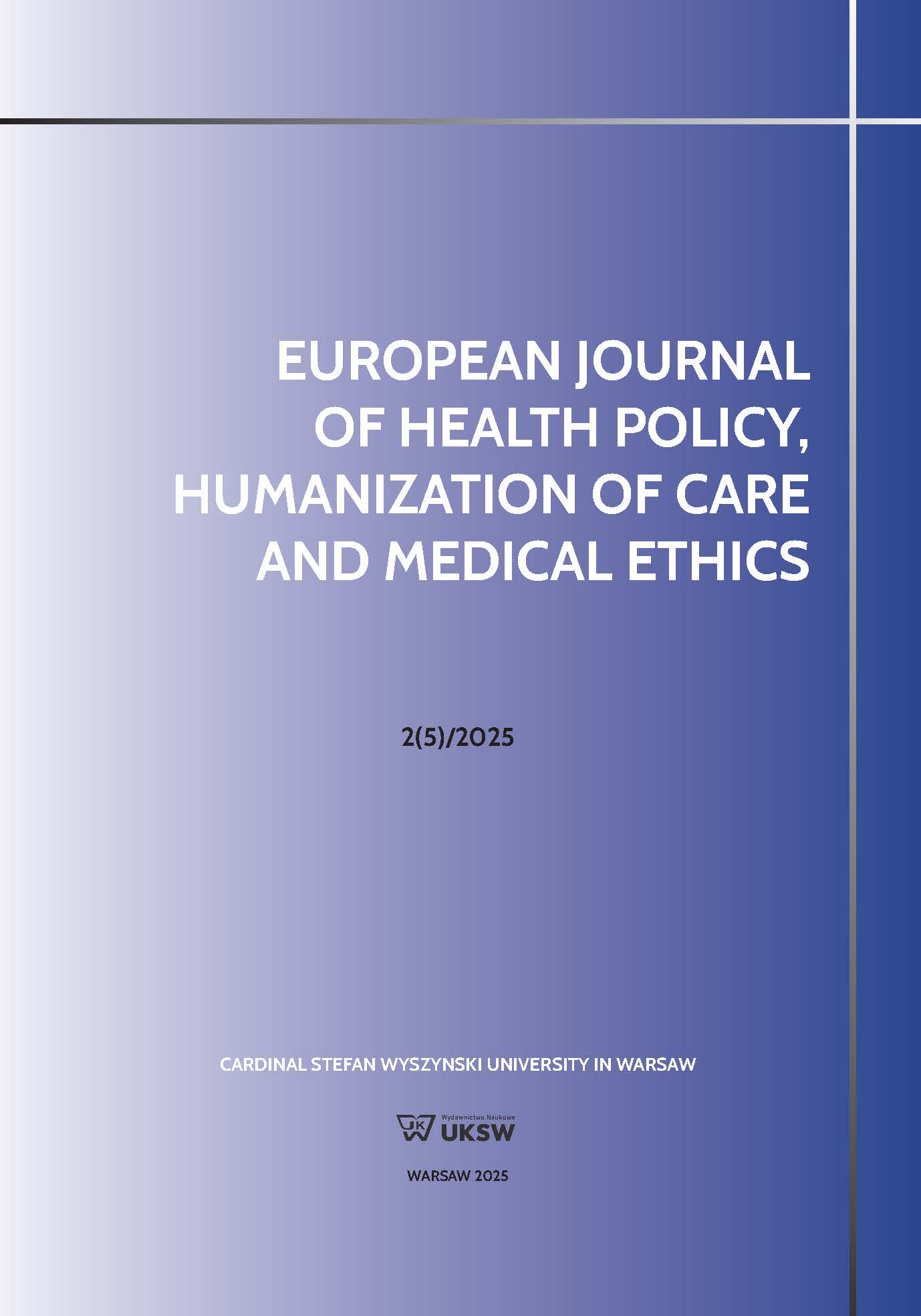 okładka numeru. Tom 5 numer 2 rok 2025